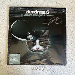 DEADMAU5 SIGNED / Autographed ALBUM TITLE GOES HERE LP Colored VINYL READ