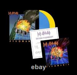DEF LEPPARD Pyromania 40 Color Vinyl 2LP & Signed Autographed COA SHIPS NOW