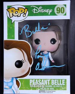 DISNEY PEASANT BELLE SIGNED FUNKO POP PAGE O'HARA withEXACT PROOF