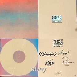 DURAN DURAN Paper Gods Deluxe White Colored Vinyl Autographed Box Set