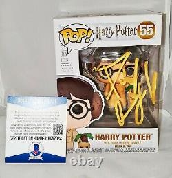 Daniel Radcliffe Signed Autographed Harry Potter Planter Funko Pop Beckett PSA