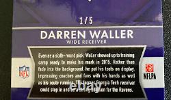 Darren Waller RC 2015 Panini Prizm #221 GOLD VINYL /5 PRIZM SSP EBAY 1/1