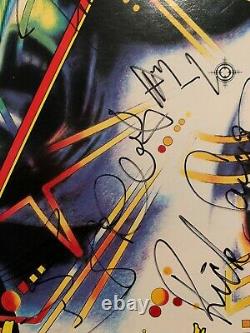 Def Leppard Signed Autographed Hysteria LP VINYL STEVE CLARK RIP RARE x5