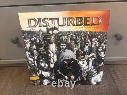 Disturbed Signed Autographed Lp Vinyl Ten Thousand Fists X4 David Draiman Rare