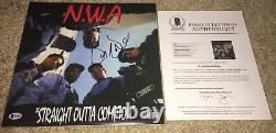 Dr Dre Signed Nwa Straight Outta Compton Vinyl Album Beckett Bas N. W. A. Eazy E