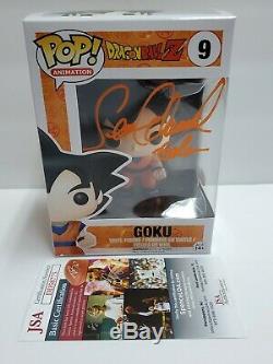 Dragonball Z Goku Signed Sean Schemmel Autographed Funko POP! #09 JSA COA