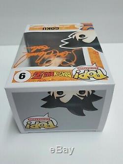 Dragonball Z Goku Signed Sean Schemmel Autographed Funko POP! #09 JSA COA