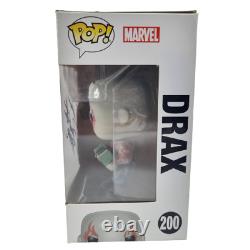 Drax Dave Bautista Signed Autographed Funko Pop #200 Guardians of the Galaxy COA