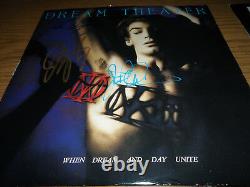 Dream Theater Signed/autographed Vinyl Record Album + More Mike Portnoy + 3