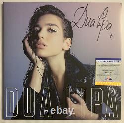 Dua Lipa Signed Vinyl Self Titled PSA/DNA COA Album LP Record Autographed