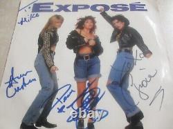 EXPOSE signed/autographed TELL ME WHY Vinyl 45 record by entire band ANN CURLESS