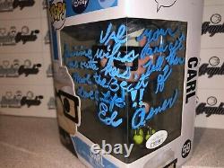 Ed Asner Carl Fredricksen Disney Up Signed Autographed Funko Pop Vinyl Jsa Coa