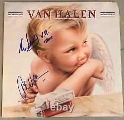 Eddie Van Halen & Alex Van Halen Signed Autographed 1984 Vinyl Record Album ACOA