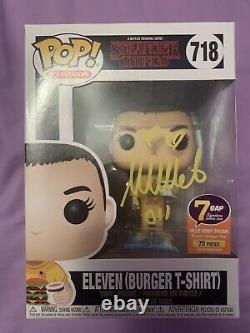 Eleven Funko Pop Signed And Certified