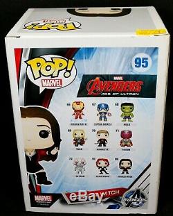 Elizabeth Olsen Signed Autograph Scarlet Witch Avengers Age Ultron Funko POP PSA