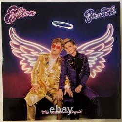 Elton John Signed Who Believes in Angels 12x12 Photo PSA Auto & Purple Vinyl