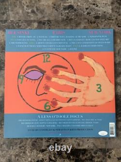 Elvis Costello Hey Clockface 2LP Blue/Black Vinyl Signed Autographed JSA COA LOA