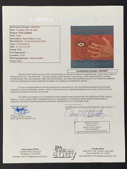 Elvis Costello Hey Clockface 2LP Blue/Black Vinyl Signed Autographed JSA COA LOA