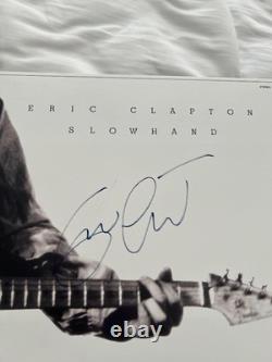 Eric Clapton Autographed Slowhand LP Vinyl Record Hand-Signed -withCOA & Frame
