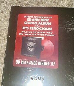 Extreme SIGNED Vinyl LP Six RED MARBLE AUTOGRAPHED New PROOF LIMITED EDITION