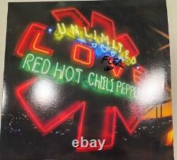 FLEA Red Hot Chili Peppers Music Signed Autographed UNLIMITED LOVE VINYL Album