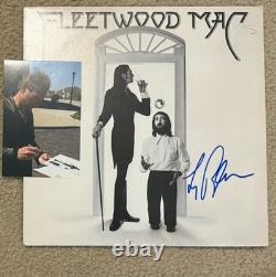 FLEETWOOD MAC Lindsey Buckingham Signed Autographed Rumours Record Album Vinyl FLEETWOOD MAC Lindsey Buckingham Signed Autographed Rumours Record Album Vinyl