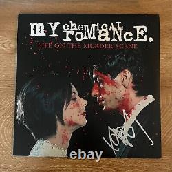 FRANK IERO signed album MY CHEMICAL ROMANCE LIFE ON THE MURDER SCENE