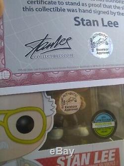 FUNKO 2014 POP MARVEL SDCC Exclusive STAN LEE #02 SIGNED