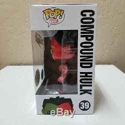 FUNKO POP! Compound Hulk #39 METALLIC Toy Anxiety Exclusive Stan Lee Signed