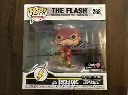 FUNKO POP DC The Flash Exclusive Triple Signed By Jim Lee, Williams, Sinclair