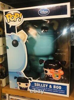 FUNKO POP SDCC 2012 SULLEY & METALLIC BOO MONSTERS INC Signed Sketch 480 DISNEY