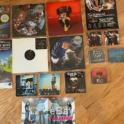 Fall Out Boy Folie A Deux LP + 23 autographed and collector rarities