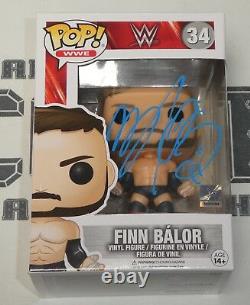 Finn Balor Signed WWE Funko Pop 34 BAS Beckett COA Vinyl Action Figure Autograph