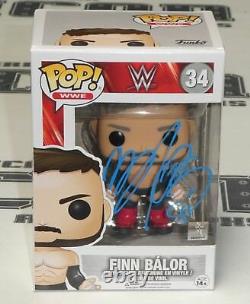 Finn Balor Signed WWE Funko Pop 34 BAS Beckett COA Vinyl Action Figure Autograph