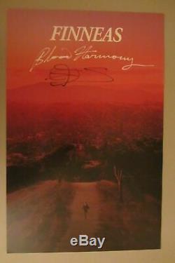 Finneas Blood Harmony Vinyl With Signed Autographed Poster LE Billie Eilish