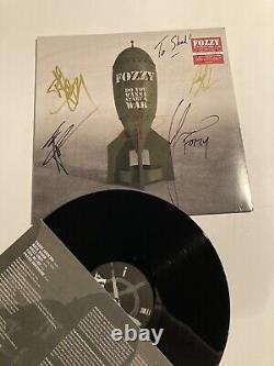 Fozzy Do You Wanna Start A War Vinyl Record Autographed Chris Jericho Signed