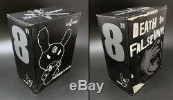 Frank Kozik SIGNED Kidrobot 8 Black Smorkin Anarchy Dunny AUTOGRAPHED MIB LE