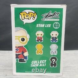 Funko POP! Stan Lee #3 Comikaze Exclusive Signed by Stan Lee Excelsior Approved
