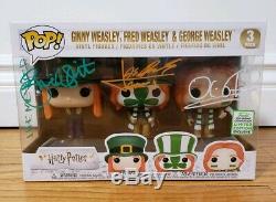 Funko POP! Weasley 3 Pack ECCC Exclusive Signed Autographed Harry Potter Figure