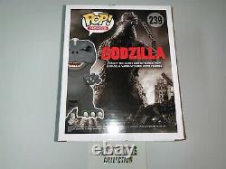 Funko Pop 2016 Nycc Exclusive Godzilla Signed Toy Tokyo Gid Glow In The Dark 239