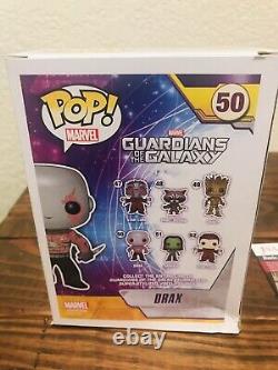 Funko Pop #50 Drax -Autographed by Dave Bautista (COA) PLEASE READ