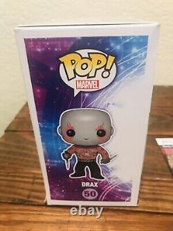 Funko Pop #50 Drax -Autographed by Dave Bautista (COA) PLEASE READ