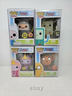 Funko Pop! Adventure Time Finn SDCC Glow in the Dark BRAND NEW SIGNED Lot