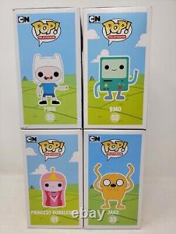 Funko Pop! Adventure Time Finn SDCC Glow in the Dark BRAND NEW SIGNED Lot