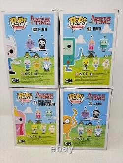 Funko Pop! Adventure Time Finn SDCC Glow in the Dark BRAND NEW SIGNED Lot