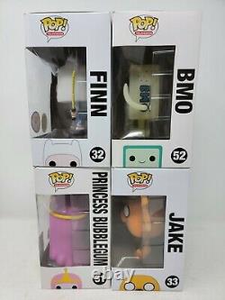 Funko Pop! Adventure Time Finn SDCC Glow in the Dark BRAND NEW SIGNED Lot