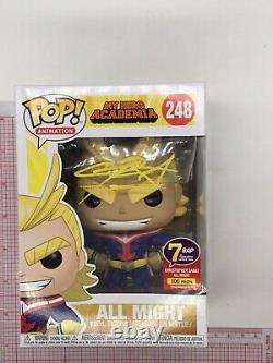 Funko Pop! All Might #248 Signed Chris Sabat 7BAP Exclusive 100 Pcs MHA J02