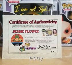 Funko Pop Avatar The Last Airbender Toph Signed Jesse Flower COA Toyzilla