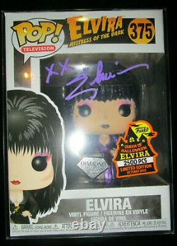 Funko Pop Elvira Spooky Empire 2019 Le 2500 Diamond Signed Autographed Proof