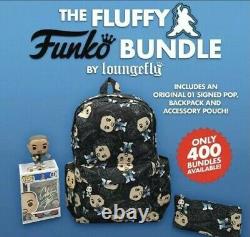 Funko Pop! Gabriel Iglesias Fluffy Guy Signed Pop Bundle By Loungefly LE 400